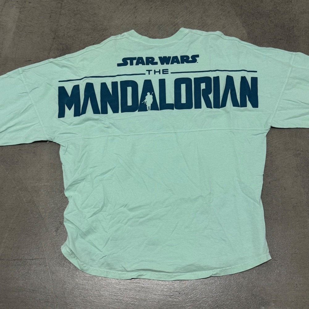 Disney Star Wars The Mandalorian Grogu Spirit Jersey Mint Green Large L